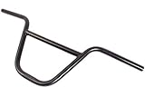KHE BMX Lenker 8' Zoll schwarz Klemmung geriffelt nur 846g Breite 680mm
