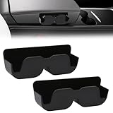 YGKYMVW Brillenhalter für Auto Brillenablage, 2 Stück Brillenetui Auto Sonnenbrillenhalter Auto Aufbewahrung Halterung Selbstklebend mit Filzpolsterung, Sonnenbrillen Halterung für Alle Fahrzeuge