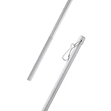 Bestlivings Schleuderstab 100cm (Weiß) aus Aluminium, Gardinenstab für Paneelwagen, Schiebegardinen, Vorhänge oder Flächenvorhänge