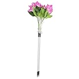 Cabilock 3St Solarlaterne solar gartenbeleuchtung gartenlampe solar solar-gartenleuchten Gartenlaternen solarbetrieben Lichterketten im Freien LED-Solarstablampe Blumen-Solar-Pfahllampe Abs