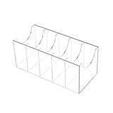 Gürtel-Organizer, Gürtel-Aufbewahrungshalter aus Acryl | Durchsichtiges Gürtel-Krawattenetui mit Fächern – Acryl Gürtelaufbewahrungsständer für die