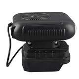 MENDUNER Kleine Tragbare Elektroheizung mit 2 Temperatureinstellungen für Gemütliche Büroecken, ABS-Material