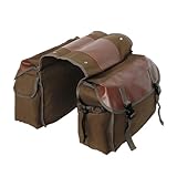 Fahrrad-Gepäckträgertasche Aus Segeltuch, Fahrrad-Aufbewahrungstasche, Werkzeugpakete, Mountainbike-Gepäckträgertaschen, Doppelseitige Gepäckträgertasche For Den Rücksitz Mit Großem Fassungsvermögen(B