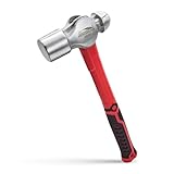 HOUSERAN Kugelhammer – Robuster Schlosserhammer für Metallarbeiten, ideal als Treibhammer, Karosseriehammer, Ausbeulhammer, Dengelhammer, Mini Hammer & Hammer klein