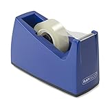 Rapesco 0774 300 Klebebandspender mit kleinem Rollenkern, Blau