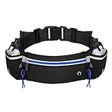 Trinkgürtel Laufen mit Flaschen Blau Laufgürtel mit Trinkflasche MTB Trinkgürtel Langlauf / Laufgürtel Mit Trinkflaschen (2x175ml) Bauchtasche Guertel Laufgurt Joggen Running Belt with Water Bottle