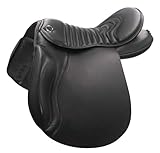 AMKA Kaltblutsattel 18 Zoll Wanderreitsattel mit weichem Rippsitz extra breit 36-42 Zoll