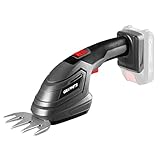 GRAPHITE 3in1 Rasentrimmer für Sträucher, Hecken und die Korrektur von Rasenkanten, ohne 18-Volt-Lithium-Ionen-Akku, Rasentrimmer, Heckenschere und Dreizack, 3/8'-Aufsatz, Gewicht 1,83 kg