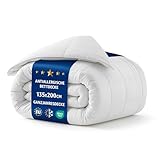 Amazinggirl Bettdecke 135x200 Ganzjahresbettdecke – Weiche atmungsaktive Steppbettdecke für Allergiker, kuschelige Decke mit Füllung, Oeko-Tex Zertifiziert