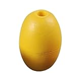 JISADER Kanu und Kajak Schwimmer Seil Ball, Boot Boje Angeln Markierungsboje, Tiefes Wasser Schwimmer für Kajak Trail, Kajak Schwimmender Ball für Marineboot Yacht Schlauchboot Motorboot, Gelb