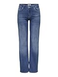 ONLY Female Straight-Fit Jeans ONLBLUSH Mittlere Taille Gerade geschnitten Jeans