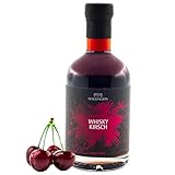 Hallingers Whisky-Kirsch, Likör 30% vol. - Premium Kirsch-Whiskey-Likör (Glas) - Valentinstag als Geschenk für ihn & Geschenk für sie | Danke Silvester Freundschaft Genesung
