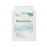Ved Bromelain Capsule High Strength 3000 GDU/g 500mg per Capsule, Naturally Derived from Pineapple, Vegan Capsule, 90 Capsule(3 Months Supply)