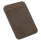 DIKACA Leichter Vertikaler Kartenhalter aus Strapazierfähigem PU mit Praktischem Schutz Kompakt und Portabel für Ausweise Tickets und Visitenkarten im Outdoor Einsatz