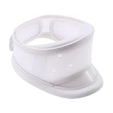 IWOWHERO Verstellbare Nackenstütze Nackenbandage zur Schmerzlinderung und Stabilisierung bei Steifem Hals S für Erwachsene aus Leichtem Kunststoff und Stoff