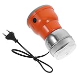 Toyvian Elektrische Kaffeemühle für Bohnen und Gewürze Kompakte Haushalts Kaffeemühle mit Scheibenmahlwerk Einfache Bedienung Vielseitig für Kaffee Getreide und Kräuter Energiesparend für