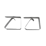 PRETYZOOM 10 Stk Tischdeckenhalter Tischläufer Halter Klare Tischdecke Picknick-tischdeckenklemme Tischtuchklammern Tischclips Clip Für Tischläufer Befestigungsclip Für Tischdecken Silver