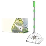 Vidonergy Fänger mit langem Griff für Spinnen und Eidechsen, verstellbare 82 cm Reichweite, mit transparenter Box, Edelstahl und PC, humanes Fang- und Entriegelungswerkzeug, kein Schaden