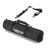 AMBITFUL Stativ-Tragetasche, strapazierfähig, mit Aufbewahrungstasche und Schultergurt, gepolsterte Tragetasche für Lichtständer, Galgenständer, Regenschirm (65CM)
