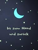 WANDfee Leuchtsterne Leuchtsticker ☆ bis zum Mond und zurück ☆☆ selbstklebende im Dunkeln leuchtende Sterne Sternenhimmel Aufkleber Kinderzimmer (☆ bis zum Mond ☆☆)