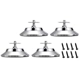 GMBYLBY 4Pcs Pool Tisch Bein Leveler Billardtisch Bein Nivellierung Steigleitungen Verstellbare Tisch Nivellierung Füße Für PingPong Fußball Tisch