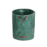 Garden Bags, Gartensack, Laubsack, Gartensack für Grünabfälle, Gartenabfallsack, Grünschnittsäcke Faltbar, für Gras Laub Hecke Gartenabfall Grünschnitt, 45cm x 38cm