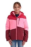 killtec Mädchen Funktionsjacke mit Kapuze und Schneefang/Outdoorjacke ist wasserdicht KOW 170 GRLS JCKT, pink, 152, 40927-000