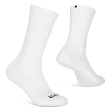 IZOARD Performance Fahrradsocken, Weiß, 42-45