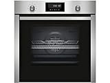 NEFF B6CCH7AN0 Einbau-Backofen N50 / 60 cm / 71 l / Edelstahl / A / Hide / Pyrolyse / 8 Betriebsarten