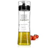 Moritz & Moritz Dressingshaker 500 ml - Glas Shaker mit Skala, 3 Rezepten in Deutsch & Englisch, tropffrei, auslaufsicher, spülmaschinenfest – Für Salatdressings & Soßen, ideal für Küche & Unterwegs