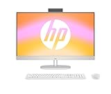 HP All-in-One Desktop-PC | 27' FHD Display | AMD Ryzen 5 7520U | 16 GB DDR5 RAM | 512 GB SSD | AMD Radeon-Grafikeinheit | Windows 11 Home | Weiß