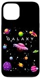 Hülle für iPhone 13 Colorful Space Planets Galaxy Graphic Design Shot Sleeve