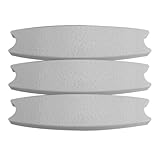 Alasum Pooltreppen Trittpedale rutschfest aus Robustem Kunststoff 3 Stück Ersatzstufen für Oberirdische Schwimmbecken Einfache Montage rutschfeste Poolleiter Zubehör für Sicheren