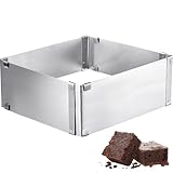 Westmark Backrahmen, Verstellbar: 15,5 - 28 cm, Extra hoch: 8 cm, Rostfreier Edelstahl, Silber, 31332260, Quadratisch, Ohne Teiler