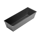Original Kaiser Classic Backform Kastenform 25cm x 11cm x 8cm, Königskuchenform antihaftbeschichtet, Brotbackform, sauerteigbeständig, gleichmäßige Bräunung, Schwarz