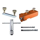 Bohrführung für Aluminiumprofile, Bohrschablone | Gewindebohrer-Assistent für Fräser, Hardware, Geländer, Metall, Tischlerei für Kabel