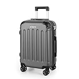 TANTOMI Handgepäck Koffer, Reisekoffer, Hartschalenkoffer Trolley Koffer Handgepäck mit Rollen, Koffer mit 3-Stelliges Codeschloss, Zahlenschloss Teleskopgriff, Suitcase für Reisen Geschäft