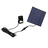 VOSAREA Solarbetriebene Mini wasserpumpe für Teich und Garten Flüsterleise Solarpumpe mit Automatischem Betrieb Energiesparend Geeignet für Vogelbäder Fischteiche und Outdoor dekorationen