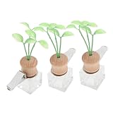 HAPINARY 3 Stück Auto Flasche 6 Ml Entlüftungsclip Diffusor Für Ätherische Öle Parfümflaschen Für Auto Innenraum Duftspender Für Frische Luft