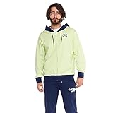 LEONE - Herren Trainingsanzug mit Kapuze und Reißverschluss Real Boxing, Luminary G.-navy (15810), XXL
