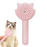 Katzenbürste mit Dampf – Reinigungskamm für Haustiere, Spray, Haarentfernungskamm für Welpen, Kätzchen, Fellpflege, Massage, Reinigung, Haarausfallkamm für Zuhause, Pflege, Dusche, Baden