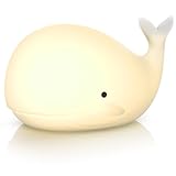 CSL-Computer Mybeo - Nachtlicht für Babys und Kinder dimmbar – RGB Nachtleuchte mit Farbwechsel – mit Batterien – Timer – Einschlafhilfe – Silikon Touch - für Schlafzimmer, Kinderzimmer, Flur