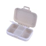 MOLUCKFU Reise Pillenbox Organizer Mit Fächern Für Medikamente Tragbarer Behälter Für Koffer Und Langlebig Für Senioren Altersgruppen