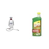 Spear & Jackson Drucksprüher, 8l+Neudorff Finalsan UnkrautFrei Plus – Kraftvoller, schnell wirkender Unkrautvernichter, der bis in die Wurzel wirkt. Konzentrat für 180m², 1l
