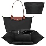 GAROMIA Taschen Organizer für Damen Longchamptasche Filz Handbag Organizer Handtaschen Organizer Großes Geldbörsen-Organizer mit Multifunktionalen Handtaschen Innentasche Organizer für Großes M
