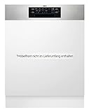 AEG Teilintegrierter Geschirrspüler 60cm / Spülmaschine Serie 9000 - ComfortLift Hebefunktion/Energieklasse A/Besteckschublade/personalisierte Zeit-Steuerung/leise 41dB / 14 MG / FEE9680APM