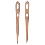 Nadeln mit Großem Öhr Zum Handnähen, Sticknadeln Mit Großem Öhr,2PCS Große Zweiäugige Webnadel | Einfache Nähnadeln, Und Häkelzubehör Für Bastelarbeiten Und Handgefertigte DIY-Projekte
