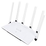 Fabater Dualband-WLAN-6-Router mit WAN-Anschluss für den Heim- und Geschäftsgebrauch, High-Speed-Sharing, Mesh-Technologie (EU-Stecker)