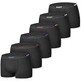 HAGOT 6er Pack Jungen Boxershorts aus Baumwolle Unterhosen， Jungen Unterhosen Baumwolle Boxershorts, 11-12 Jahre Alt