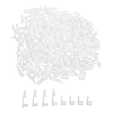 TOBBOMEY 120 Stück 120 Stück Kunststoff Deckenlampenclips für LED Leuchtstoffröhren Befestigungsklammern mit Stabilem Halt Universell für Deckenleuchten Einfach Montierbar